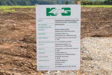 Začela se je prenova ceste Goli Vrh - Mandrga v Šentvidu pri Stični 2